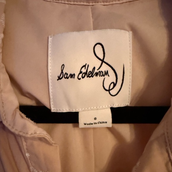 Sam Edelman MINI PUFF SLEEVE EYELET MINI DRESS - Picture 8 of 9